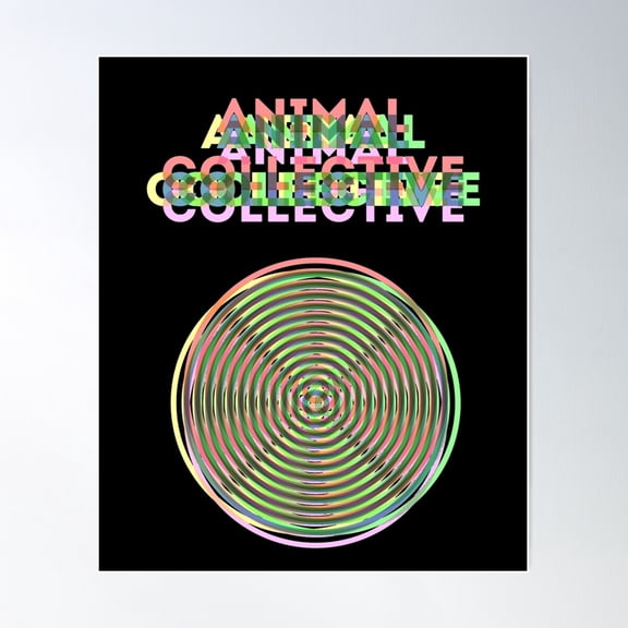 Animal Collective Poster Wall Art, Modern Wall Decor For Living Room Bedroom, 24x36 UNFRAMED