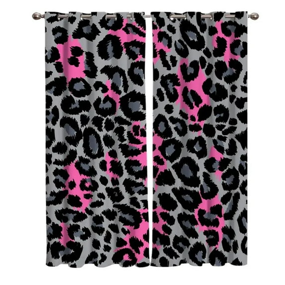 Animal Color Leopard Window Curtains Curtains for Living Room Decorative Items Living Room