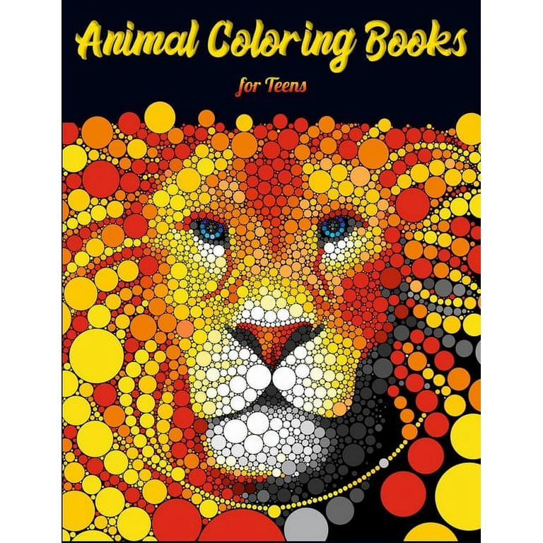 Animal Coloring Books Cute Coloring Book for Adults: Cool Adult
