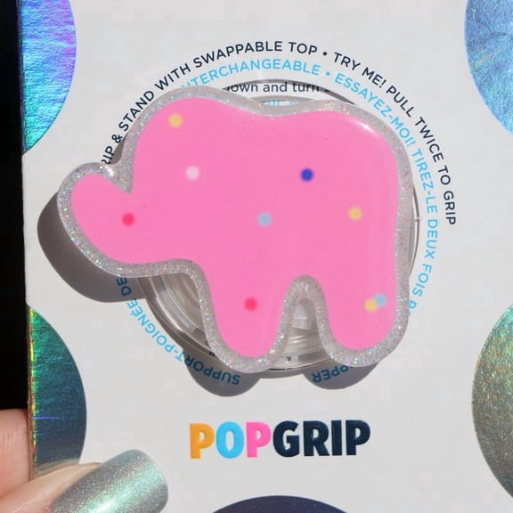 Animal Cracker Grip: Glitter Resin Phone Grip