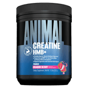 Animal Creatine HMB Powder   5g Creatine + 3g myHMB with Electrolytes for Lean Muscle, Recovery & Daily Energy   Dragon Berry Flavor, 30 Servings