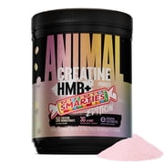 Animal Creatine HMB Powder   5g Creatine + 3g myHMB with Electrolytes for Lean Muscle, Recovery & Daily Energy   Smarties Flavor, 30 Servings