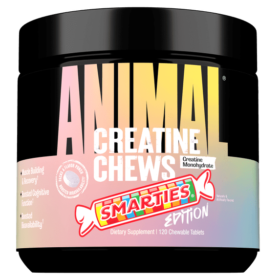 Animal Creatine Performance Chews - Smarties® - 120 Chewable Tablets