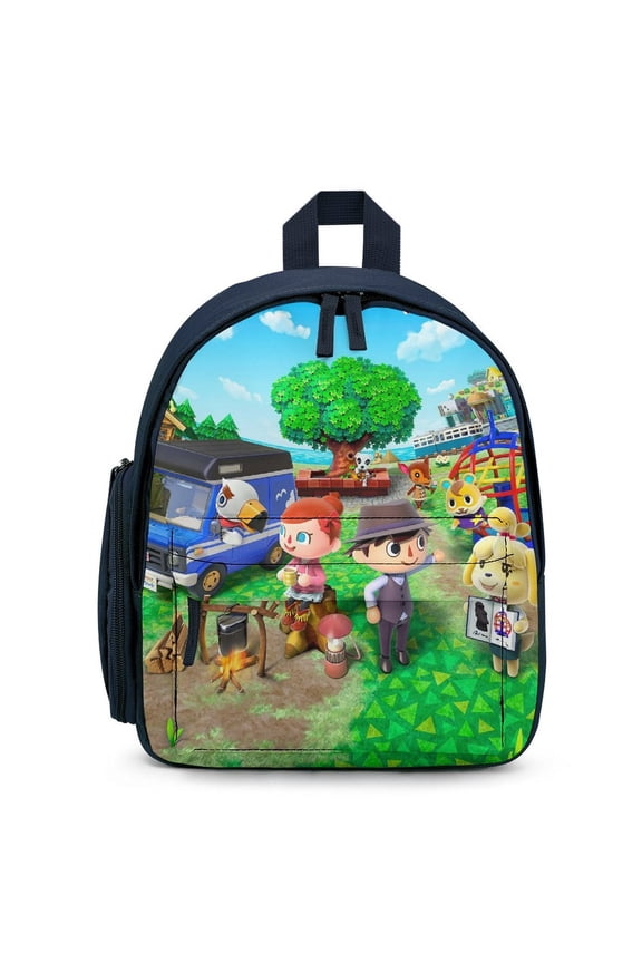 Animal Crossing Backpack Bookbag Casual Daypack Travel Backpacks for Work Hiking Camping