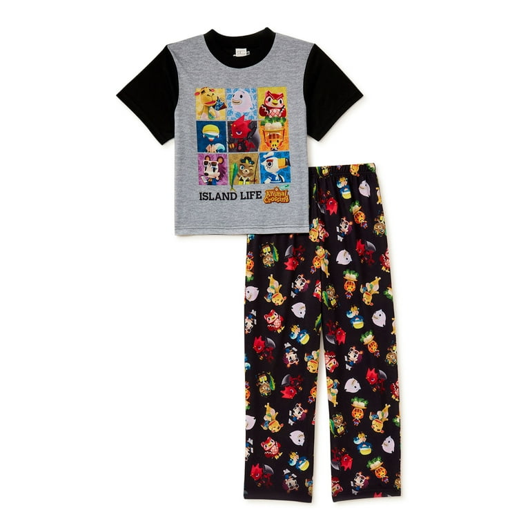 Animal Crossing Boys Pajama Set 2 Piece Sizes 4 10 Walmart