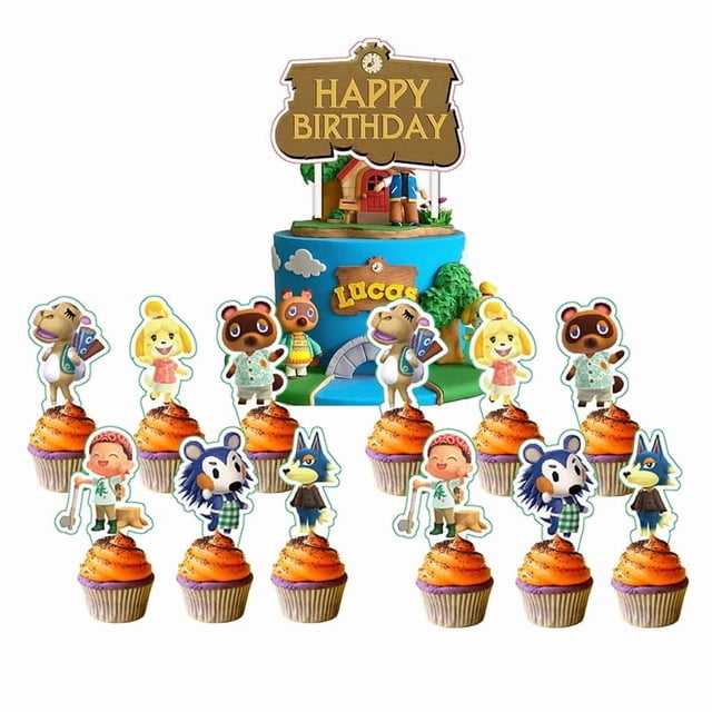 animal-crossing-cake-topper-cupcake-set-party-supplies-decoration