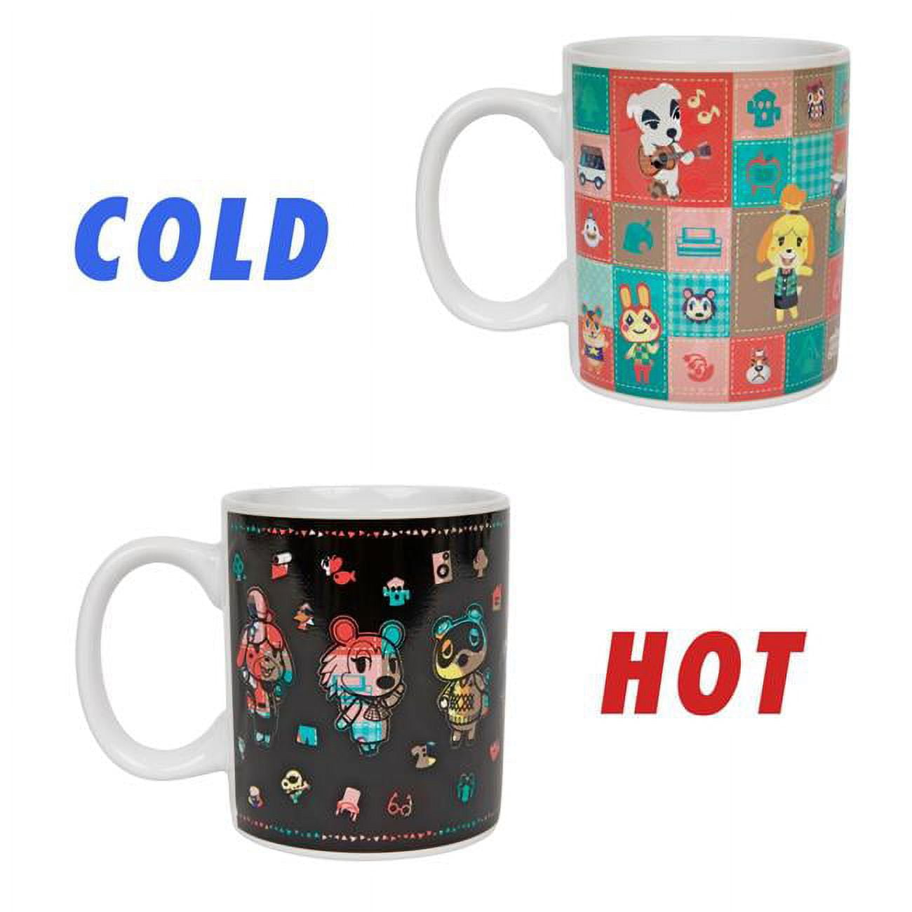  Pyramid America Animal Crossing - Character Grid Mug - 11 oz.  Unique Ceramic Cup for Coffee, Cocoa & Tea Drinkers - Chip Resistant &  Printed Both Sides : Home & Kitchen