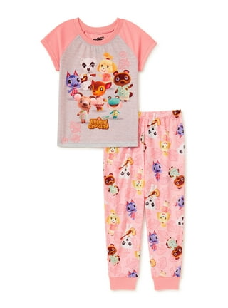 Animal Crossing Pijamas Niños, Pijama Dos Piezas De Manga Larga Y