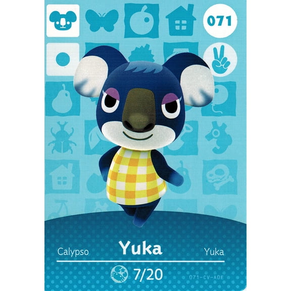 Animal Crossing Happy Home Designer Amiibo Card Yuka 071/100