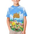 thumbnail image 1 of Animal Crossing Kid's T-Shirt Short Sleeve T-Shirt Tops Summer Tee Shirt for Boys Girls 160CM, 1 of 8