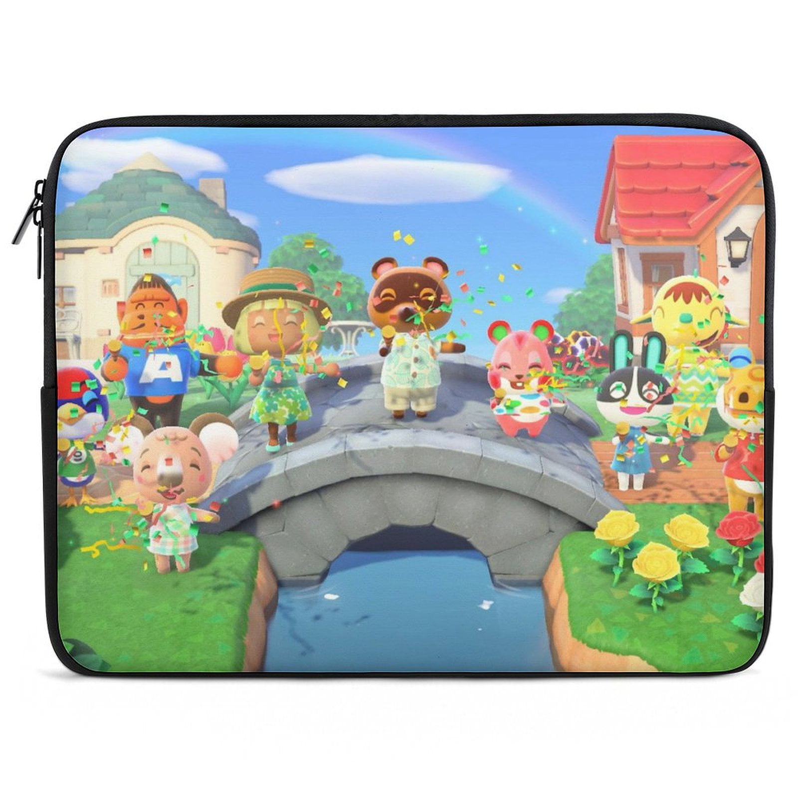 Animal Crossing Laptop Sleeve Carrying Case Laptop Cover Handbags Portable Laptop Bag 13inch