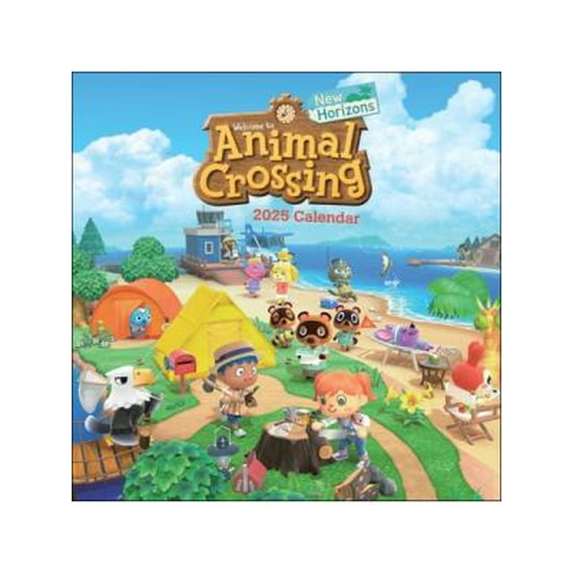 Animal Crossing New Horizons 2025 Wall Calendar