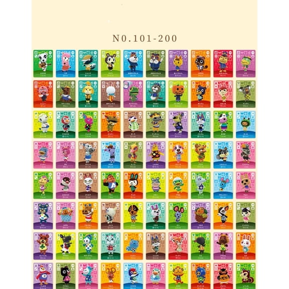 Animal Crossing New Horizons Amiibo Cards Series 3 #201-#300  Animal Crossing NFC Cards For NS Switch lite