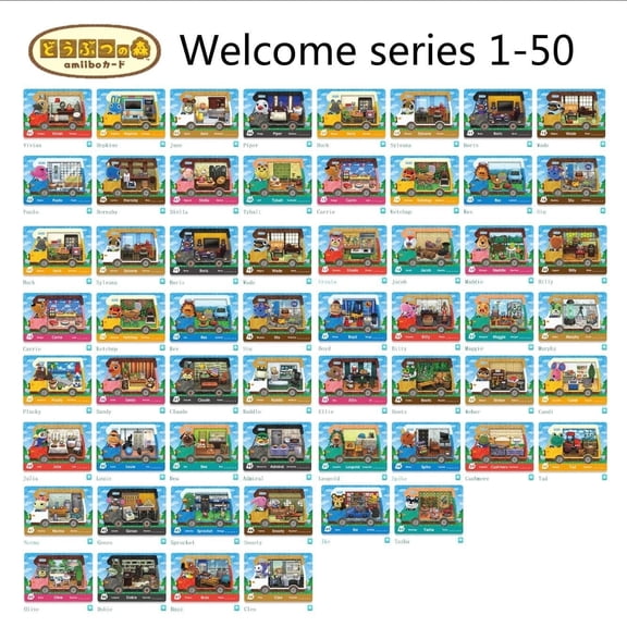 Animal Crossing New Horizons Amiibo Cards Series 3 #201-#300 Animal Crossing NFC Cards For NS Switch lite