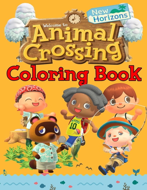Animal Crossing Coloring Books For Kids Ages 4-8: 100 Animal An Interesting  Type Of Coloring Book For Kids To Relax And Learn. Plenty Of Unique And De  (Paperback)