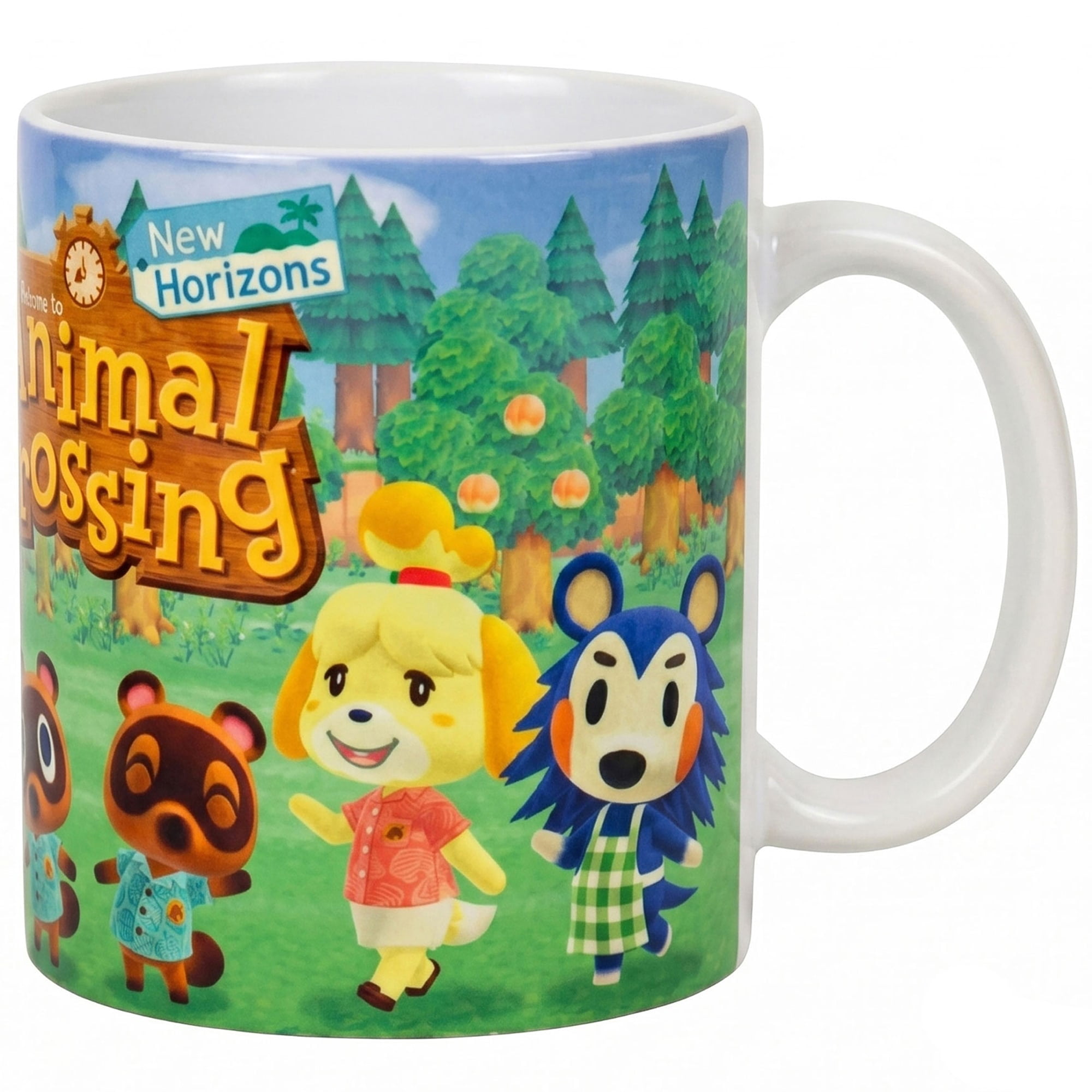 Pyramid America: Animal Crossing: New Horizons Lineup - 11oz Ceramic Mug - Coffee-Tea, Microwave-Dishwasher Safe, Video Game Fan Collectible, Licensed