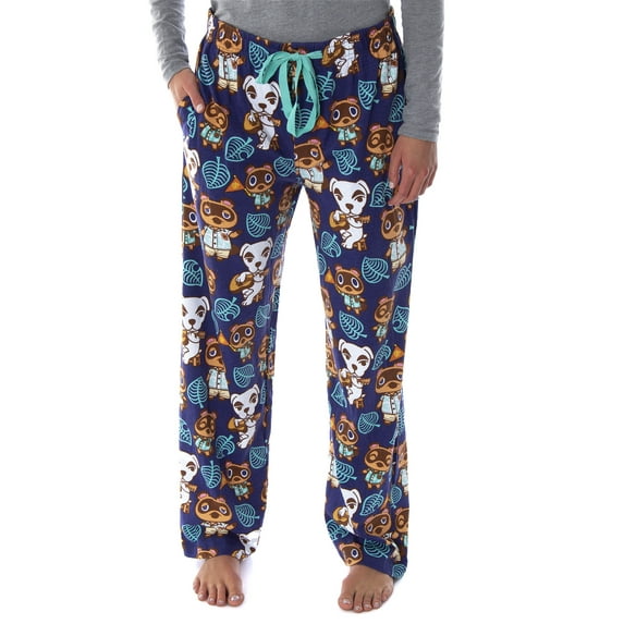 Animal Crossing New Horizons Women's Allover Character Loungewear Pajama Pants