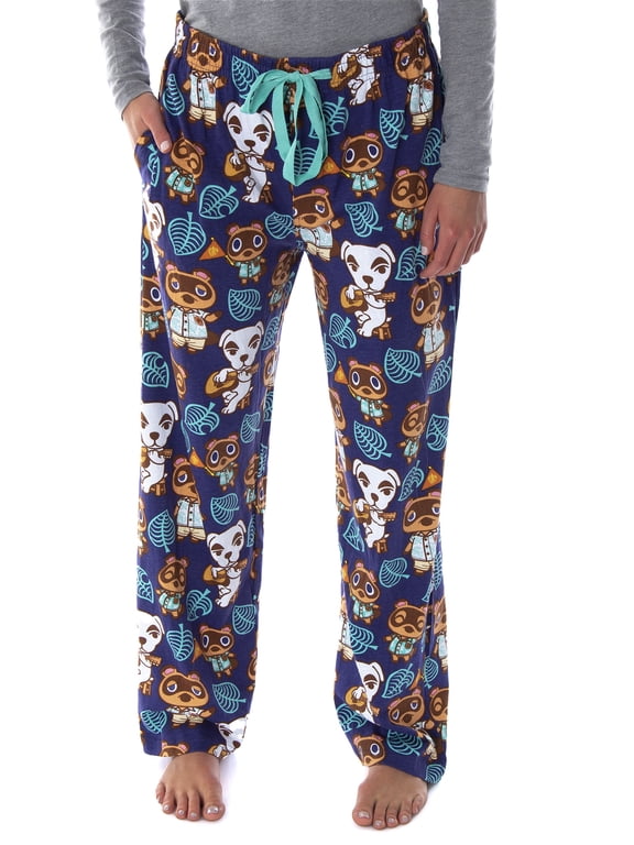 Animal Crossing New Horizons Women's Allover Character Loungewear Pajama Pants