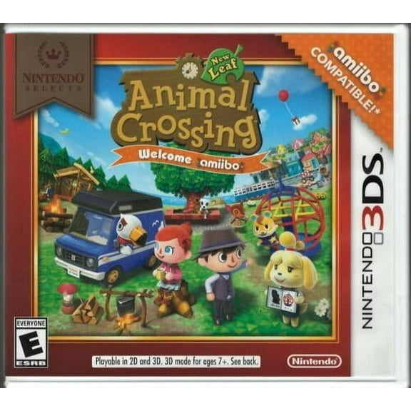 Animal Crossing: New Leaf (Select) 3DS (Brand New Factory Sealed US Version) Nin
