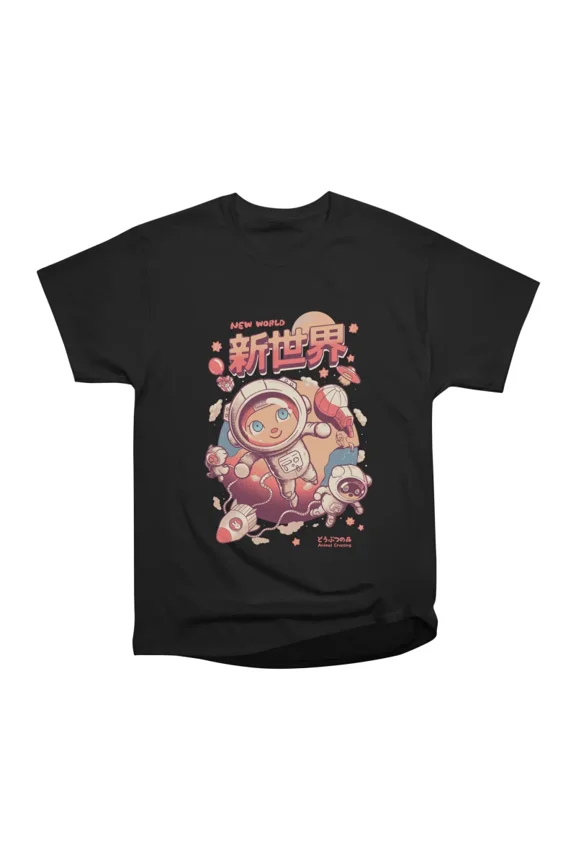 Animal Crossing New Worlds no bg T-Shirt Tee Gift For Him Merch For Her Apparel For Friend