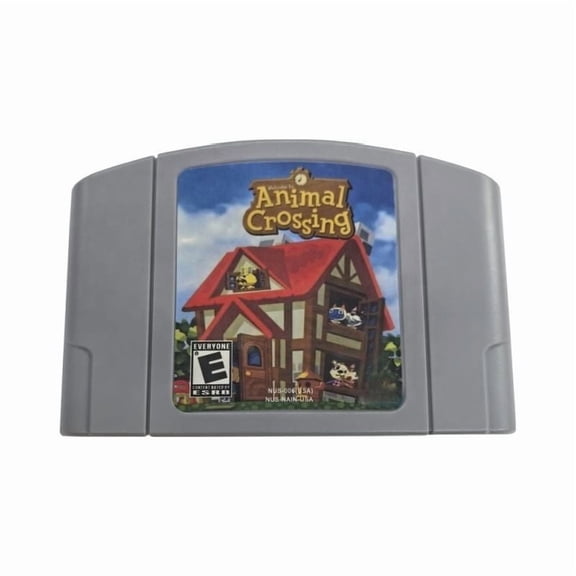 Animal Crossing Retro Video Games Card for N64 Console,USA Version