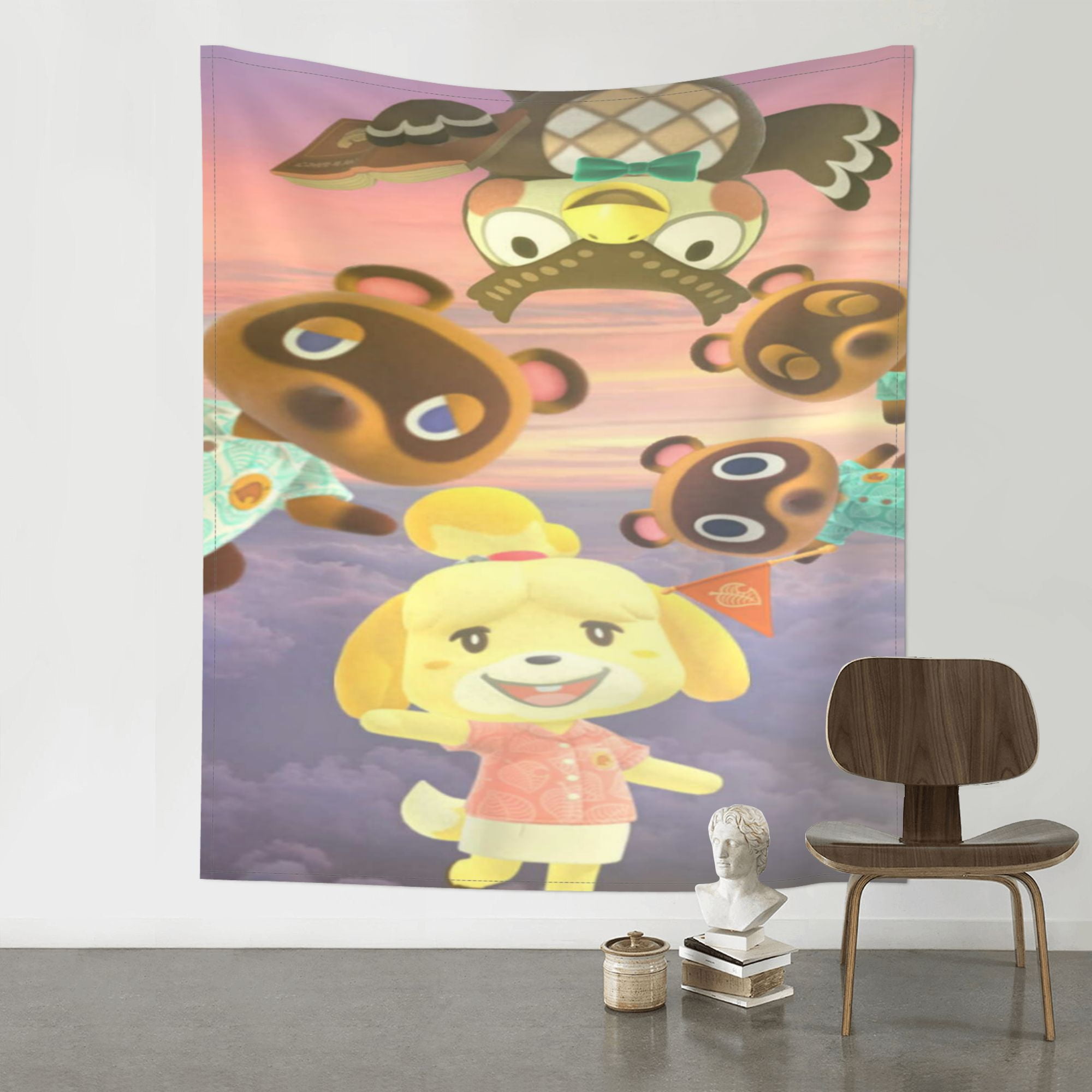 Animal Crossing Wall Tapestry Anime Poster For Bedroom Aesthetics Funny Room Decor Flag Wall