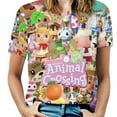 thumbnail image 1 of Animal Crossing Womens T-shirts Crewneck Shirts Blouse Short Sleeve Tee Shirts Girls Tops S, 1 of 8