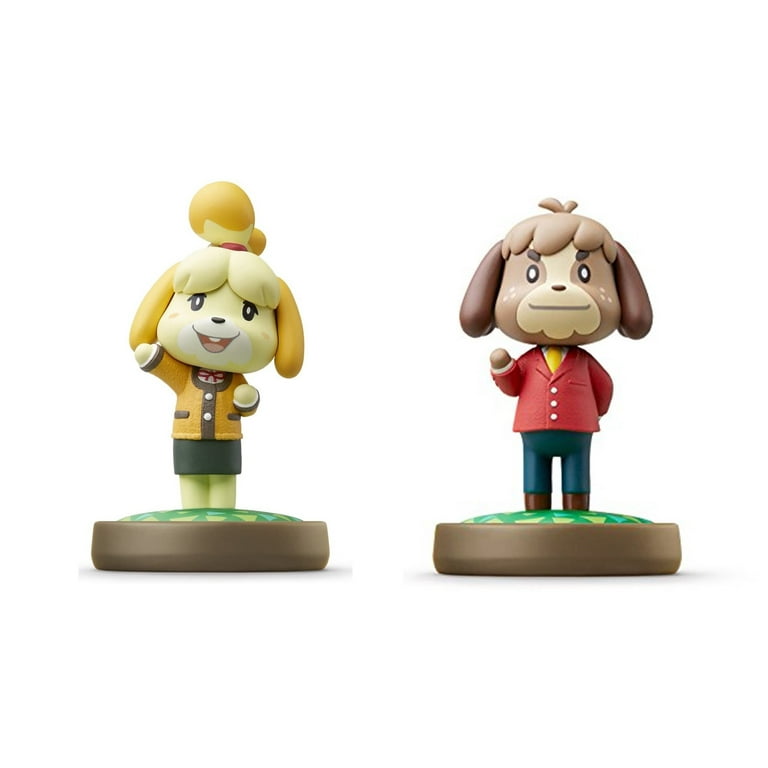 Animal Crossing amiibo Figurine 2pk - Isabelle & Digby - Walmart.com