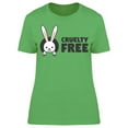thumbnail image 1 of Animal Cruelty Free Symbol T-Shirt Women -Image by Shutterstock, Female XX-Large, 1 of 2