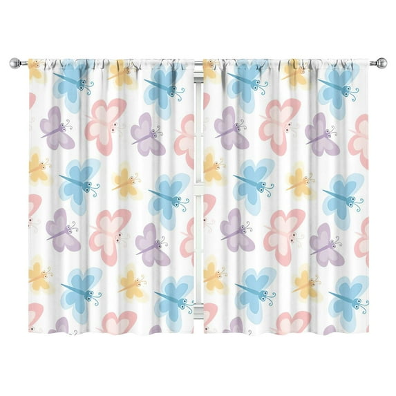 Animal Curtains-blackout Curtains Bedroom Decor Living Room Darkening Grommet Window Drapes 2 Panels Set 52"x 84"