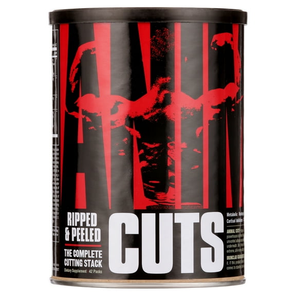 Animal Cuts - All-in-One Fat Burner Pack with Patented SerinAid - 42 Packets