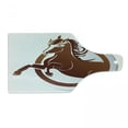 thumbnail image 1 of Animal Cutting Board, Emblem Design of a Digitally Generated Round, Decorative Tempered Glass Cutting and Serving Board, in 3 Sizes, by Ambesonne, 1 of 2