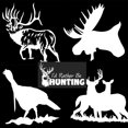 thumbnail image 1 of Animal Decal Sticker Combo - Moose Head, Deers, Turkey, Buck and Elk, 1 of 1
