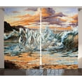 thumbnail image 1 of Ambesonne Colorful Curtains 2 Panel Set, Retro Surreal Horses, 108" x 84", Multicolor, 1 of 3