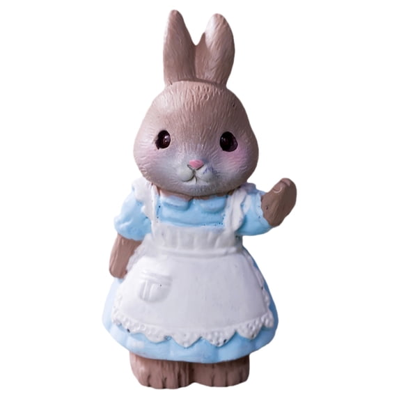 Animal Decor Set, Cute Home Decor Small Figurines for Shelf, Desk and Tabletop, Animal Themed Decoration for Living Room, Nursery,Mini small animal ornaments(Purple,1.02x0.86")