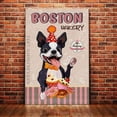 thumbnail image 1 of Animal Decoration for The Yard Boston Terrier Dog Bakery Shop Sign Vintage Metal Sign Vintage Home Decor Rustic Aluminum Tin Signs Wall Art Metal Poster for Garage Bar 12x16 Inch, 1 of 5