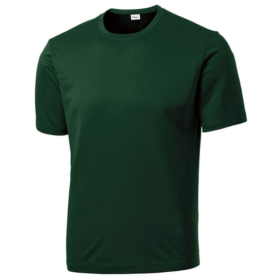 Animal Den Men's Big & Tall Short Sleeve Moisture Wicking Athletic T-Shirts Regular Sizes & XLT's (Forrest Green, XX-Large Tall)