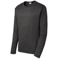 thumbnail image 1 of Animal Den Men's Long Sleeve Moisture Wicking Athletic Shirts (Grey Heather, X-Large), 1 of 2