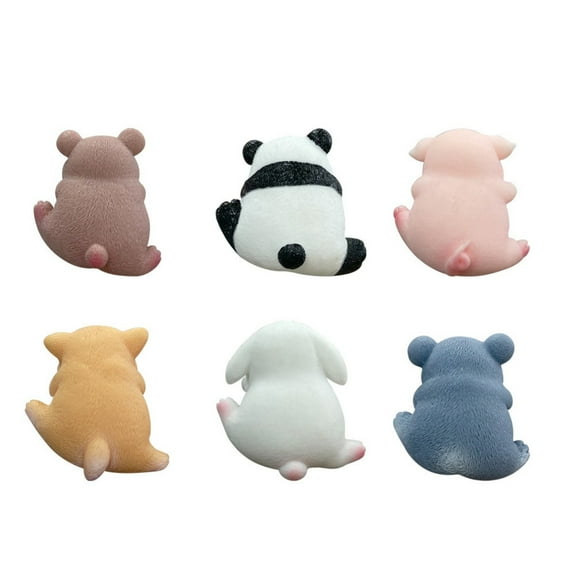 Animal Desktop Ornament for Parties Light Up Your Computer TV with Joy Warmth Surprises Everyday 6PCS
