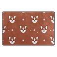 thumbnail image 1 of Animal Dog Color Tile Pattern Memory Foam Area Rug 31"x20" Non Slip, Absorbent, Fade Proof for Living Room, Bedroom, Office, 1 of 7