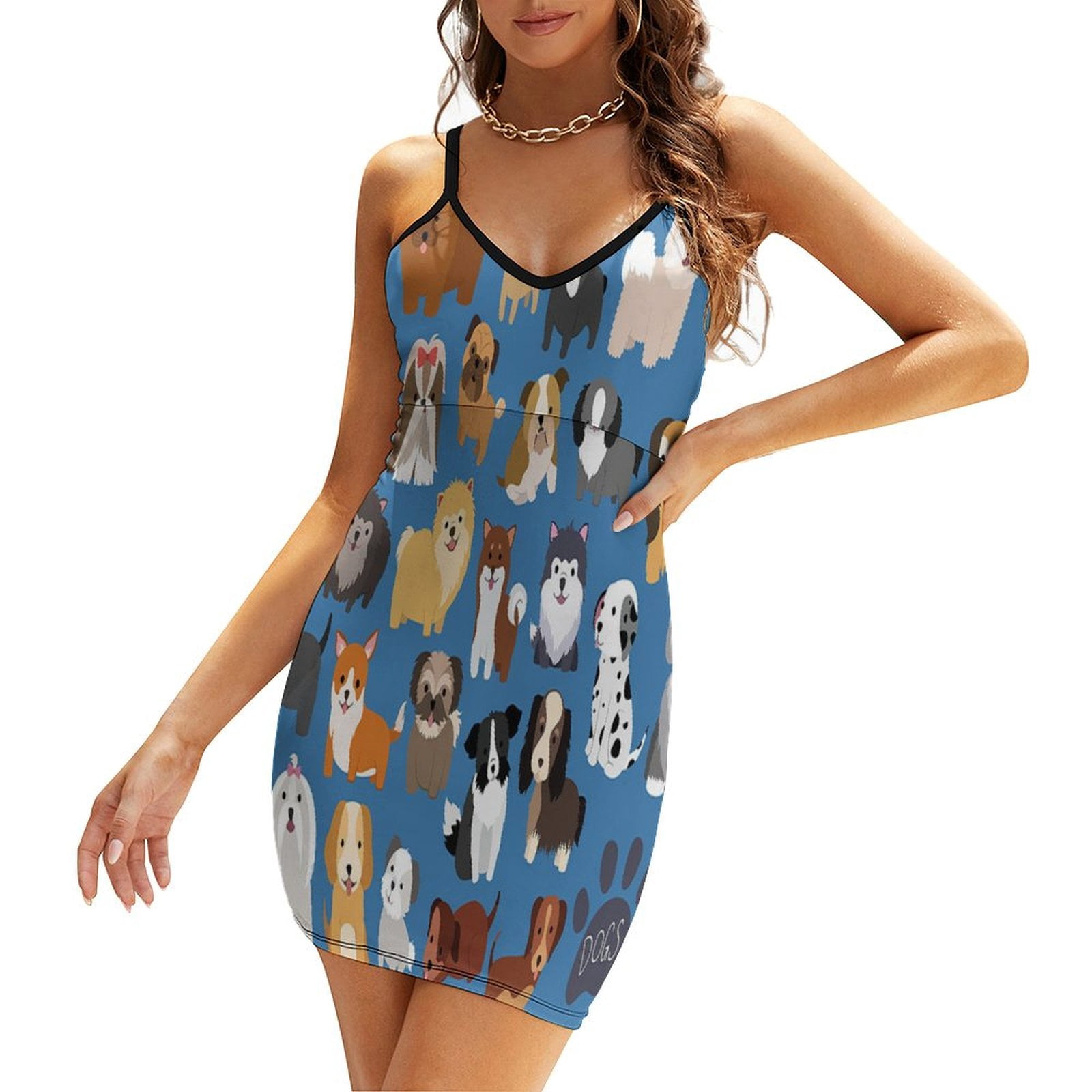 Dog Bone Paw Dress