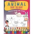 thumbnail image 1 of Animal Dot To Dot Puzzle Book For Teens, (Paperback), 1 of 1
