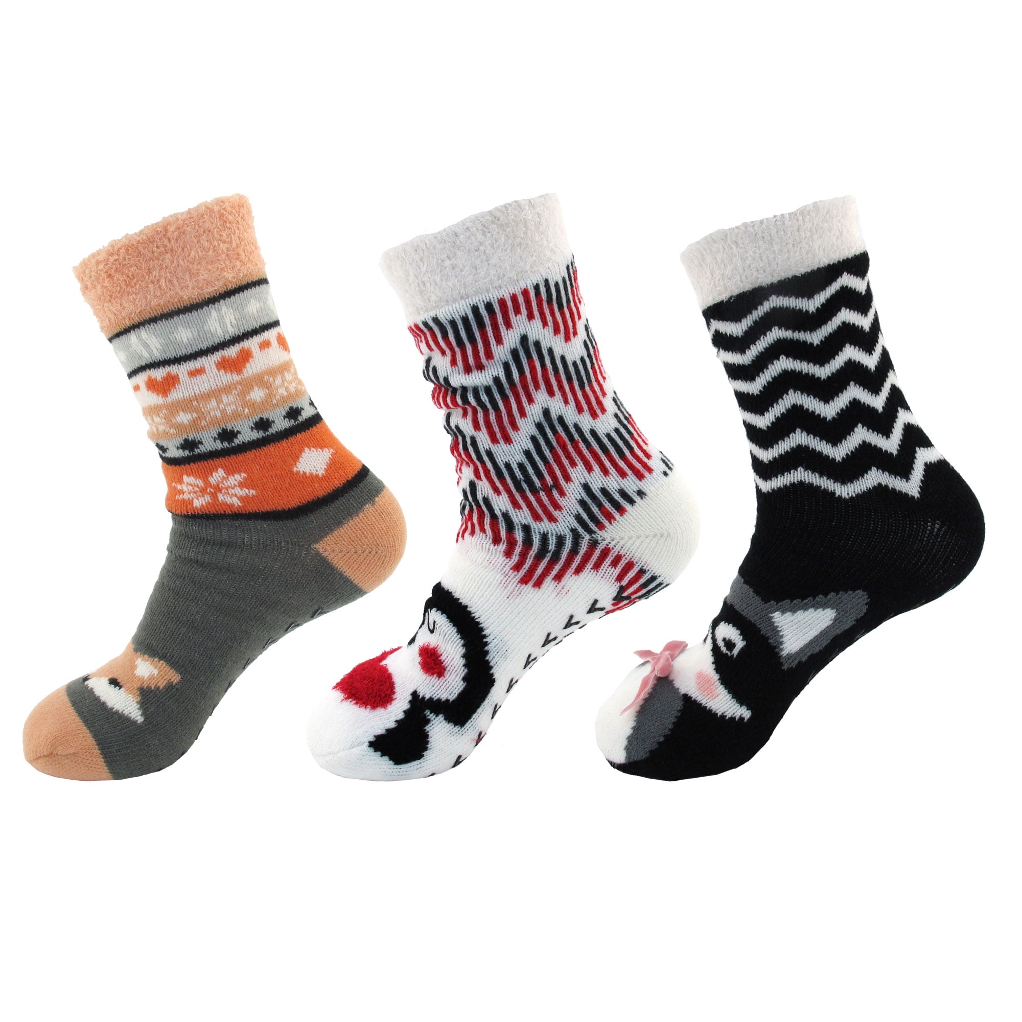 BambooMN Herren Hausschuhe-Socken – 3 Paar, Doppellagig, Weich & Warm | Flauschige Wollsocken Für Zu Hause, Größe M (39-45) & L/XL (44-42)