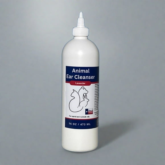 DrMarkInnovations.Vet Ear Cleanser for Dogs, Cats, Rabbits & Guinea Pigs, 16 Fluid Ounce
