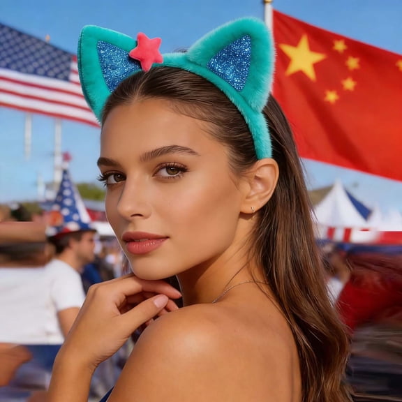 Animal Ear Headband Hair For Halloween Party