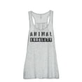 thumbnail image 1 of Animal Equality Women's Fashion Sleeveless Flowy Racerback Workout Yoga Tank Top Sport Grey X-Large, 1 of 3