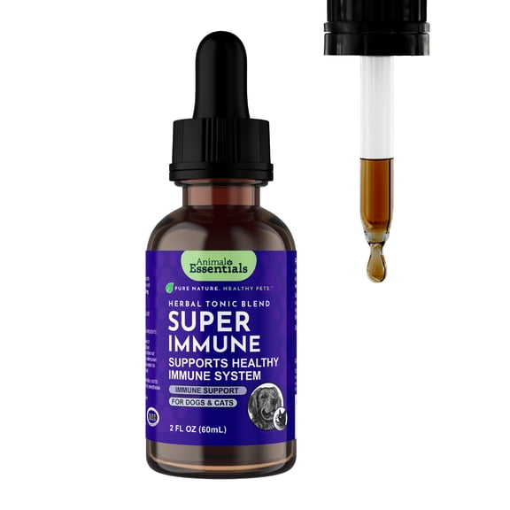 Animal Essentials Super Immune Herbal Formula For Dogs And Cats 2-Ounce