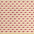 thumbnail image 1 of Ambesonne Animal Fabric by the Yard Upholstery, 2 Humped Camels and Dots, 10 Yards, Eggshell Apricot, 1 of 4