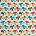 thumbnail image 1 of Ambesonne Animal Fabric by the Yard Upholstery, Retro Colorful Savannah Art, 5 Yards, Multicolor, 1 of 4