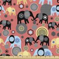 thumbnail image 1 of Ambesonne Animal Fabric by the Yard Upholstery, Modern Art, 1 Yard, Multicolor, 1 of 5